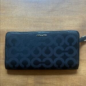 Coach Black Wallet